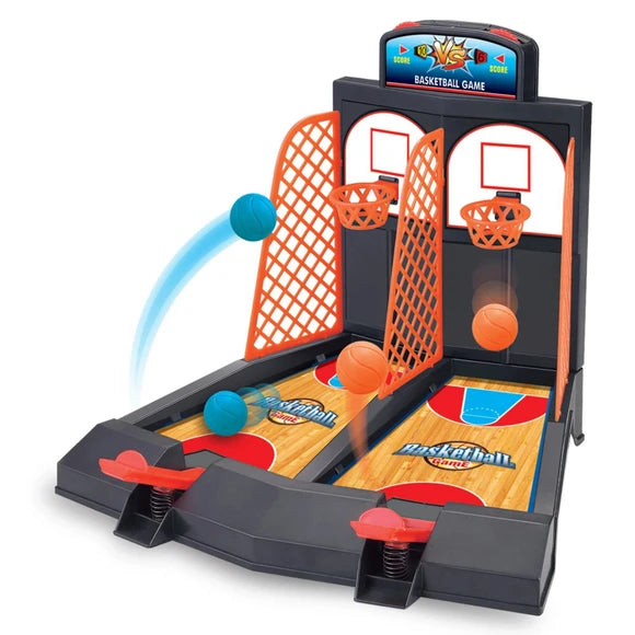 Tabletop Basketball Shooting Game Well Played Toys Dual Launcher Head ...