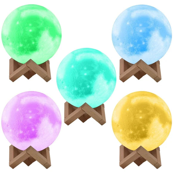 joy(プロフページ ティアブルー　ムーンライト LED Moon Lamp with Display Stand and Remote 16 Colors Adjustable