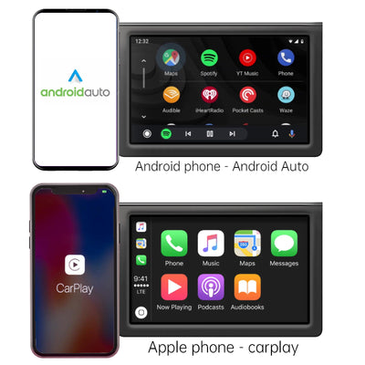 2-in-1 Wireless CarPlay & Android Auto Adapter | USB & Type-C Plug | 5.8GHz Wi-Fi