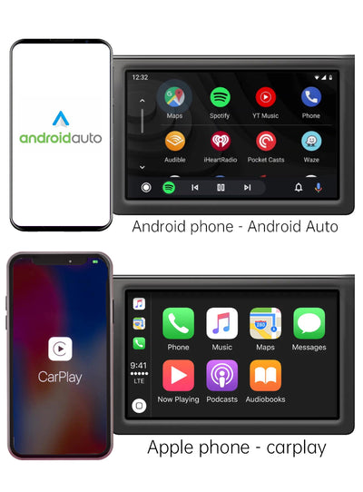 2-in-1 Wireless CarPlay & Android Auto Adapter | USB & Type-C Plug | 5.8GHz Wi-Fi