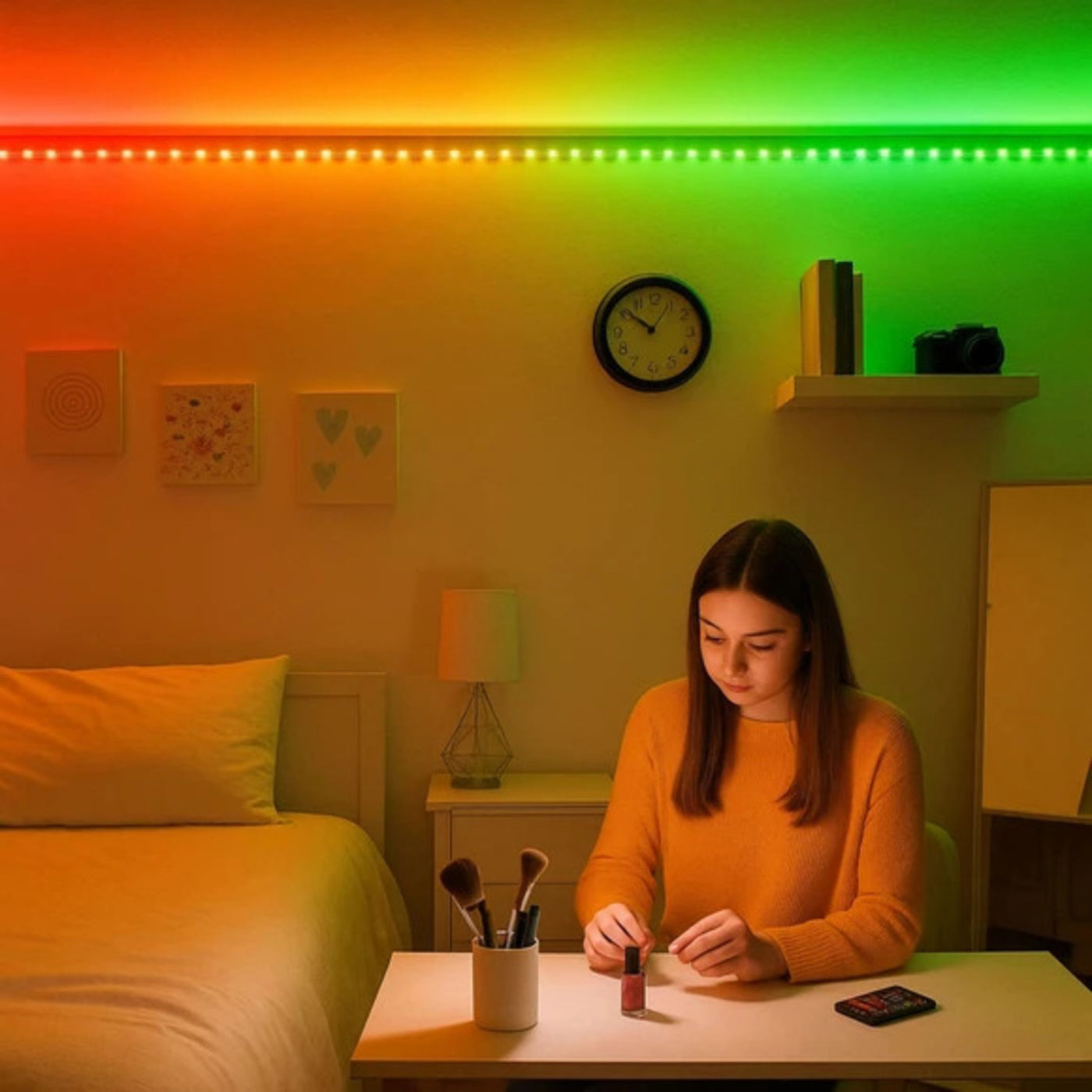 RGB LED 3’ Light Strip with Remote