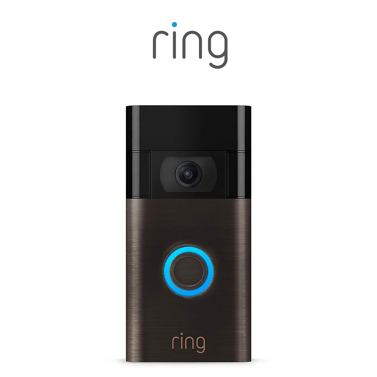 Ring 1080p Video Doorbell, Venetian Bronze (2nd Generation)