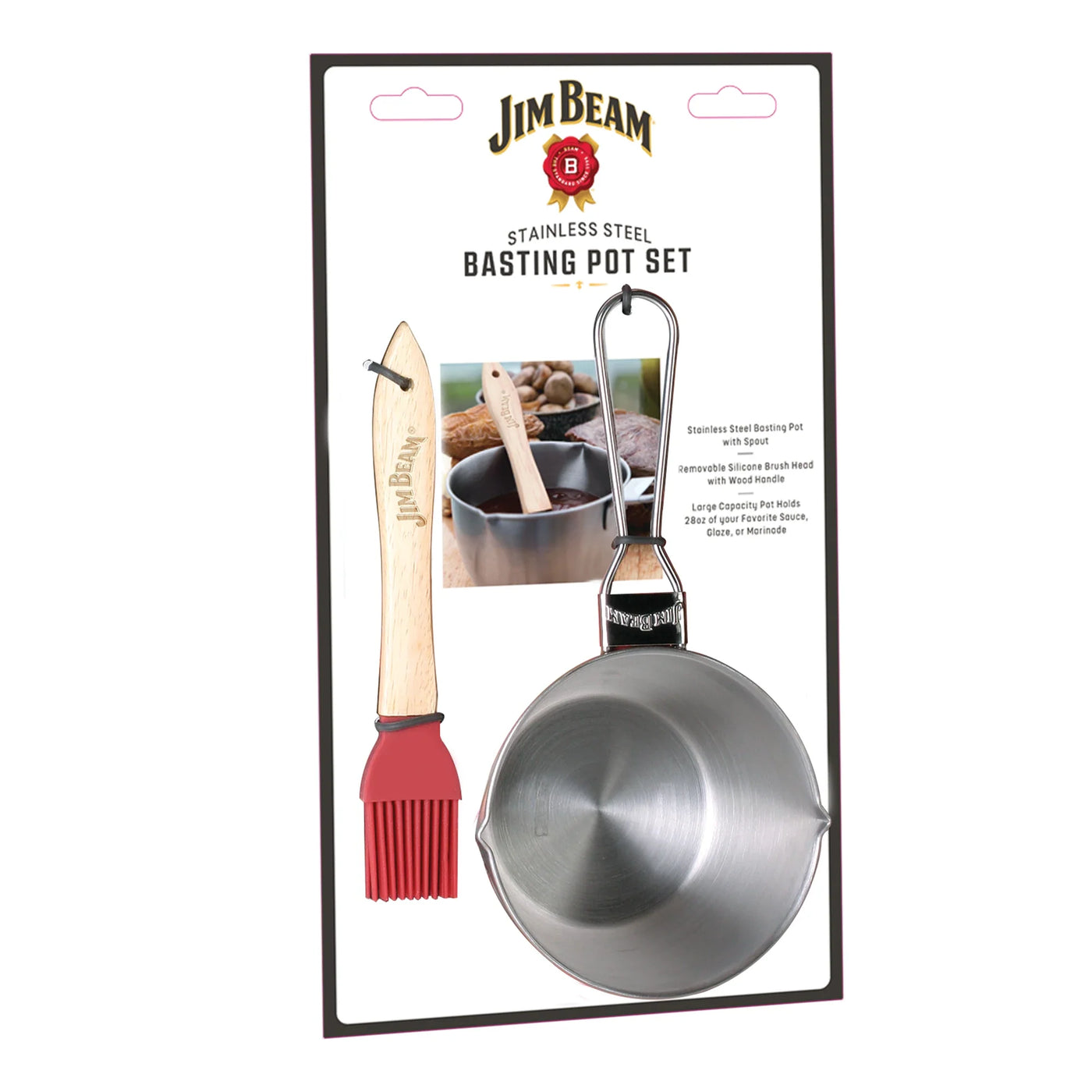 Jim Beam Stainless Steel Basting Pot Set – Infinite Basics