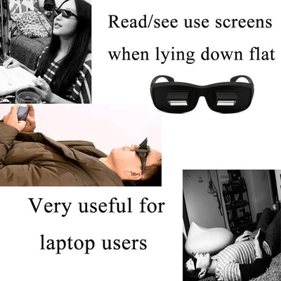 Lazy Glasses - Myopia Relief for Bed Reading & TV Viewing