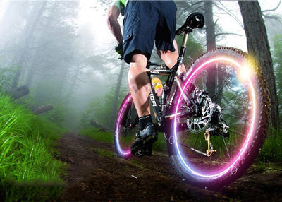 4-Pack Multi-Color LED Bike Tire Light