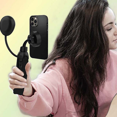 Illuminate Your Selfies: MAGPOP Selfie Flex Clip with Integrated Light Tripod
