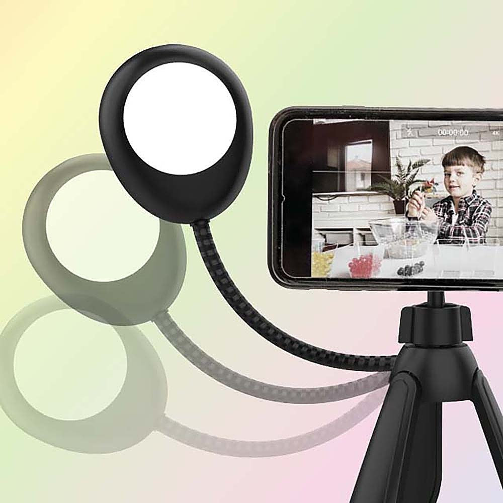Illuminate Your Selfies: MAGPOP Selfie Flex Clip with Integrated Light Tripod