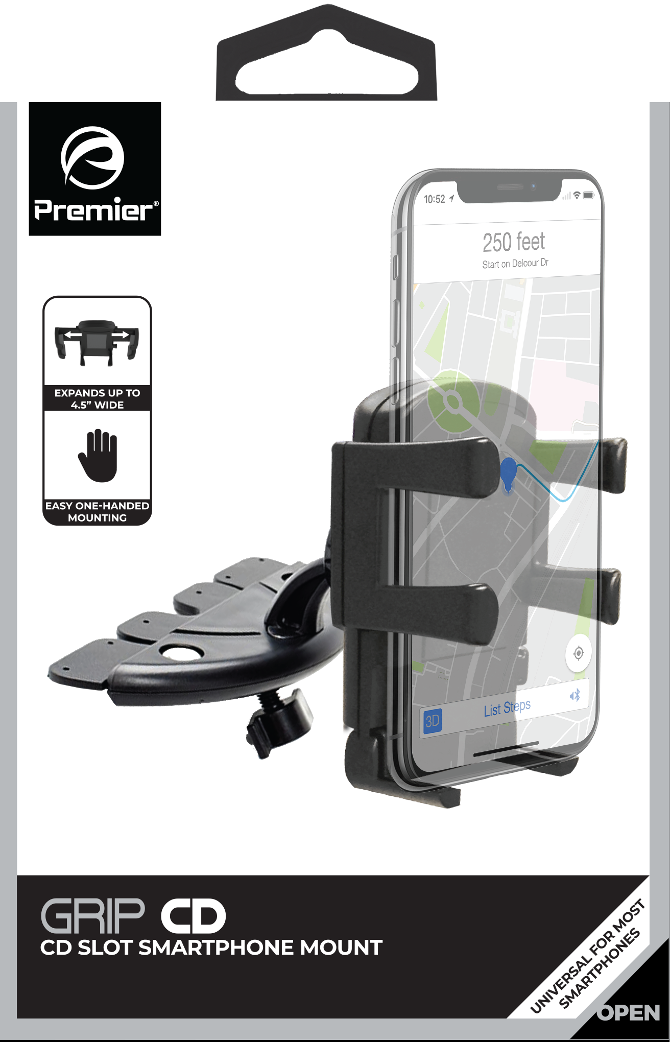 CD Slot Mount for Effortless Device Accessibility