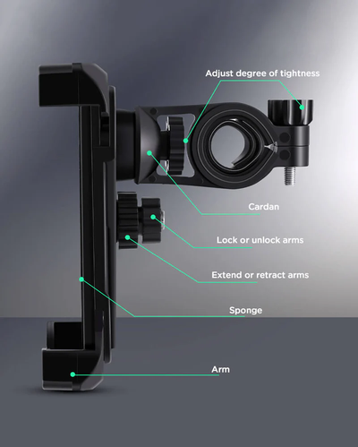 Universal Bike Mount Mobile Phone Holder: Keep Your Phone Secure on Every Ride