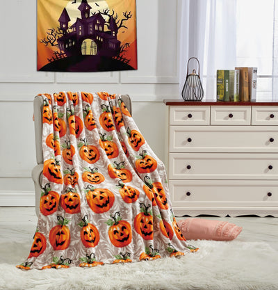 Halloween 50 X 60 Throw Blankets