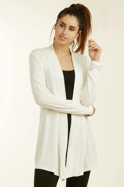 Women's Lightweight Open-Front Rayon Cardigan