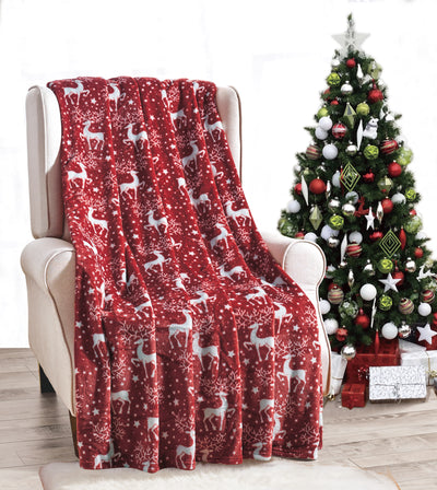 Cozy Festive Throw Blanket 50x 60