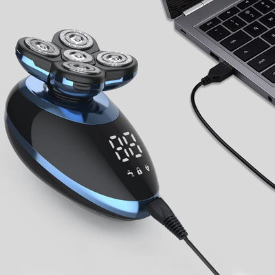 VUKO Electric Men's Shaver - 100% Washable with Dual Precision Heads & Free Float System