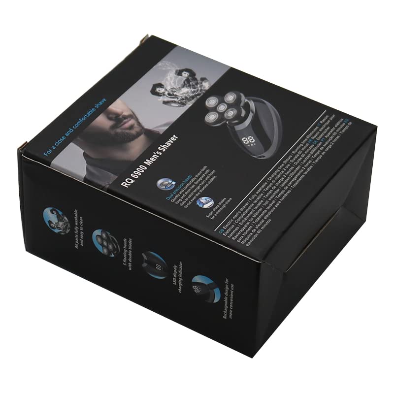 VUKO Electric Men's Shaver - 100% Washable with Dual Precision Heads & Free Float System