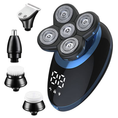 VUKO Electric Men's Shaver - 100% Washable with Dual Precision Heads & Free Float System