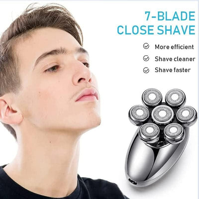 VUKO Electric Men's Shaver - 100% Washable with Dual Precision Heads & Free Float System