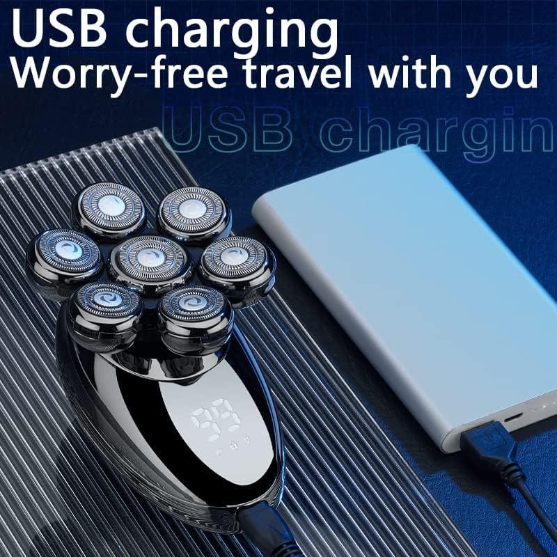 VUKO Electric Men's Shaver - 100% Washable with Dual Precision Heads & Free Float System