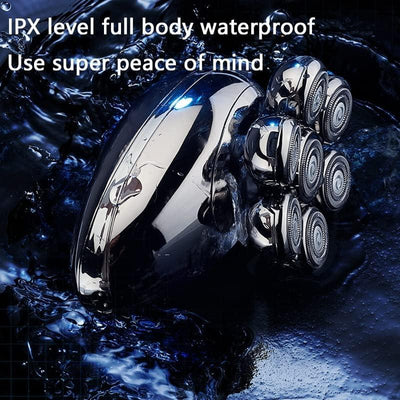 VUKO Electric Men's Shaver - 100% Washable with Dual Precision Heads & Free Float System