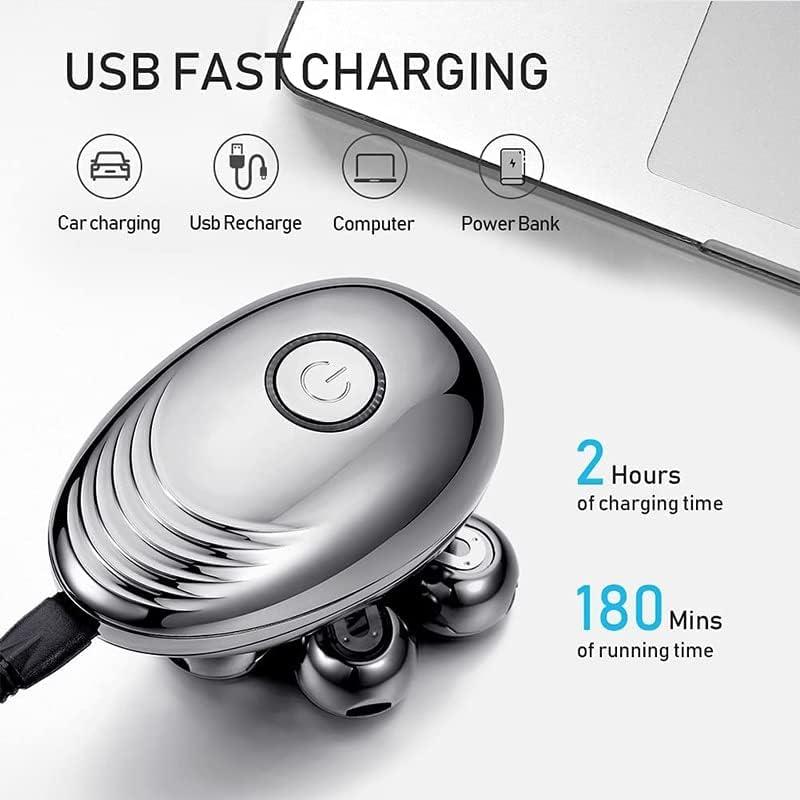 VUKO Electric Men's Shaver - 100% Washable with Dual Precision Heads & Free Float System