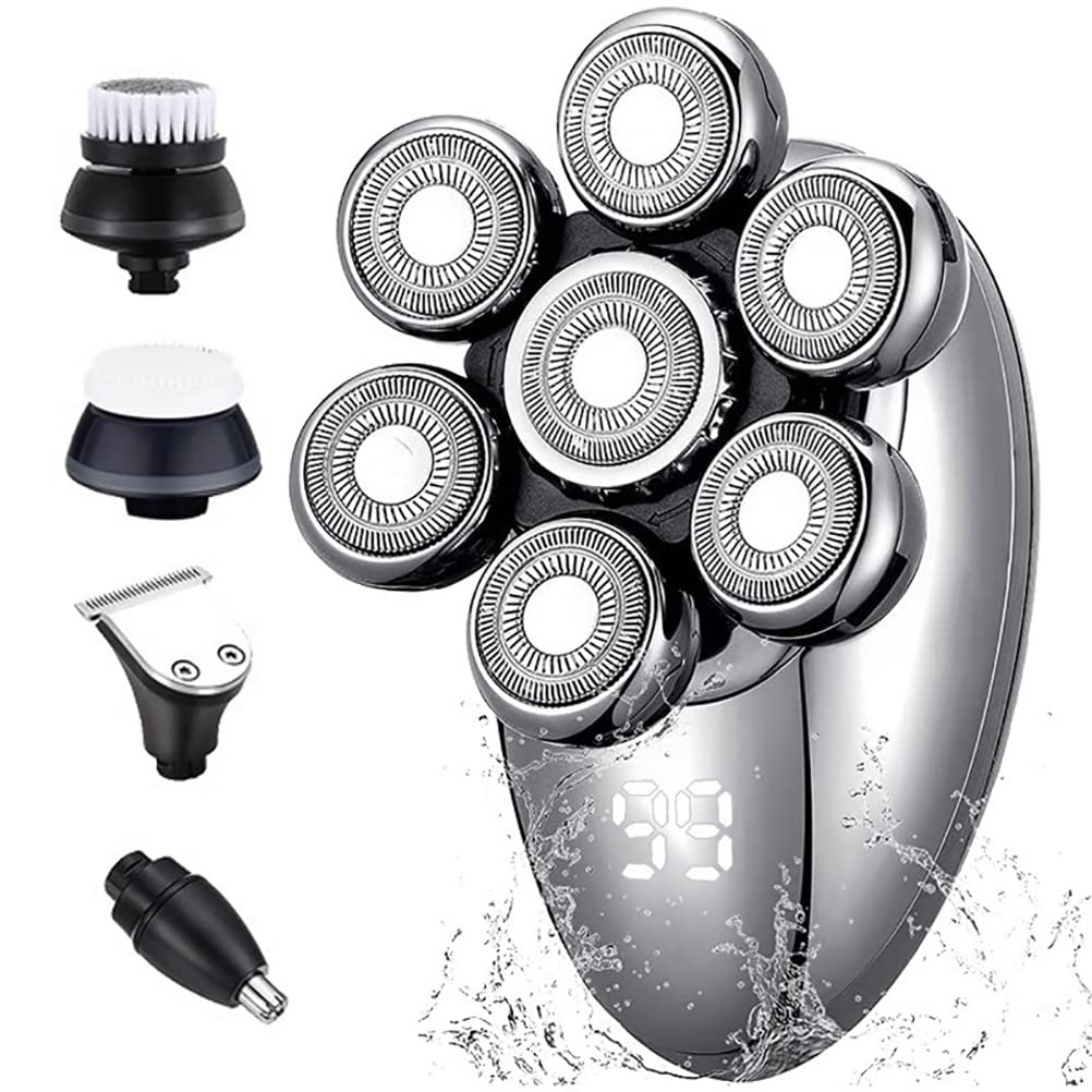 VUKO Electric Men's Shaver - 100% Washable with Dual Precision Heads & Free Float System
