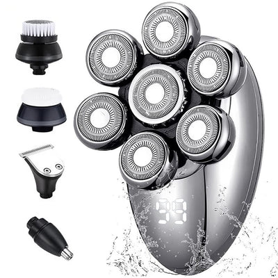 VUKO Electric Men's Shaver - 100% Washable with Dual Precision Heads & Free Float System