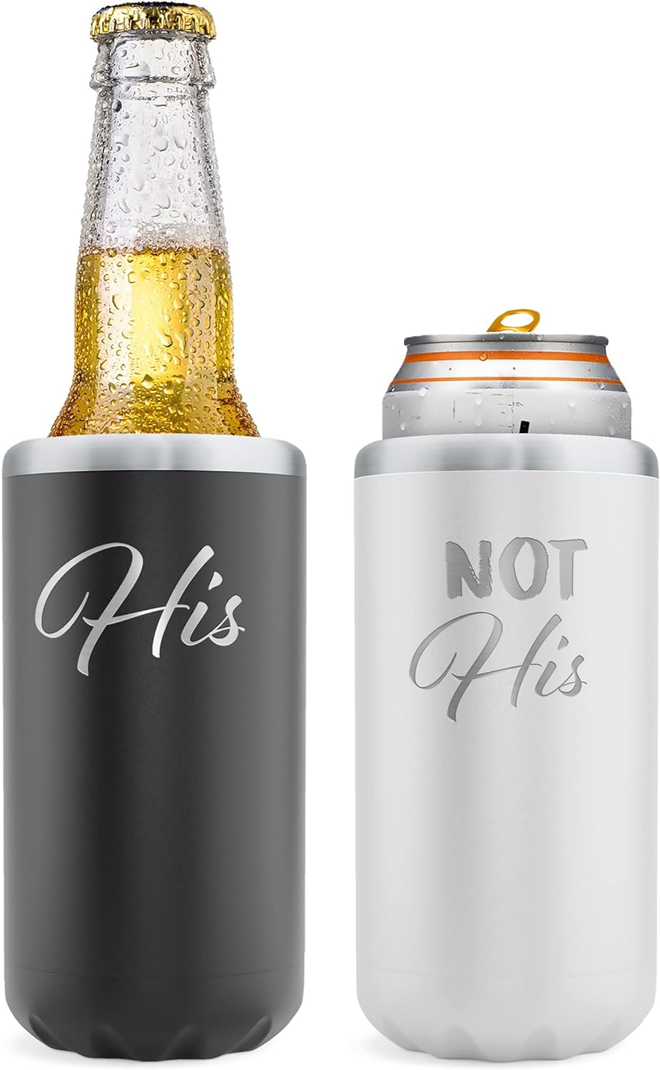 Insulated Holders for Skinny Beer or Cold Hard Seltzer - Gift Idea for Anniversary or Christmas