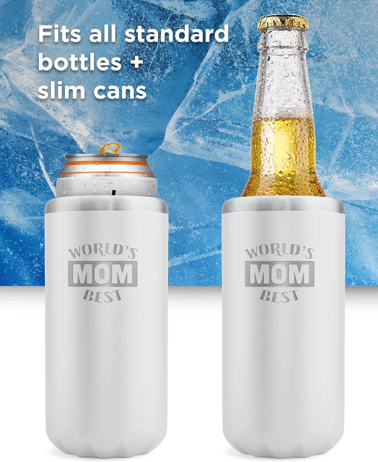 Insulated Holders for Skinny Beer or Cold Hard Seltzer - Gift Idea for Anniversary or Christmas