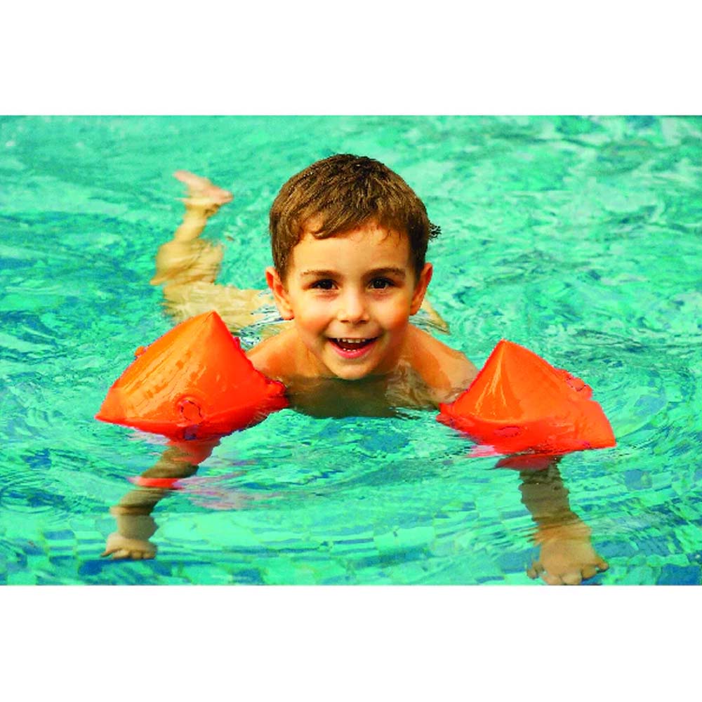 2-Pairs Inflatable Swimming Armbands Floaties Ages 3-6