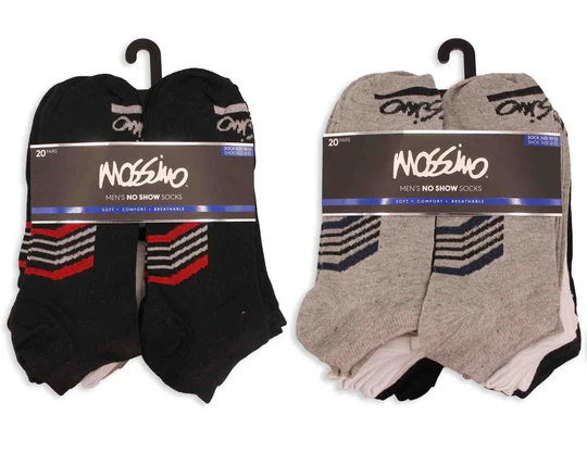 20-Pairs Mossimo Women’s and Men’s No Show Socks