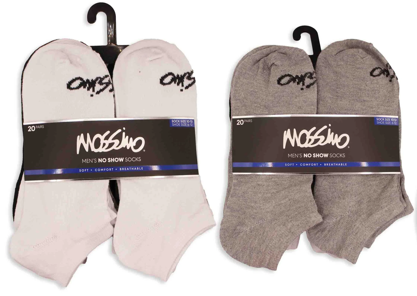 20-Pairs Mossimo Women’s and Men’s No Show Socks