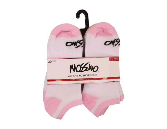 20-Pairs Mossimo Women’s and Men’s No Show Socks