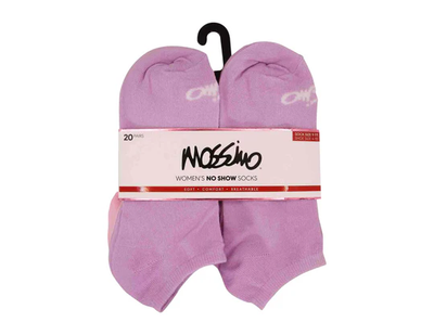 20-Pairs Mossimo Women’s and Men’s No Show Socks