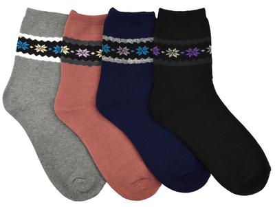 6-Pairs Women's Heated Socks – Warm, Soft & Cozy