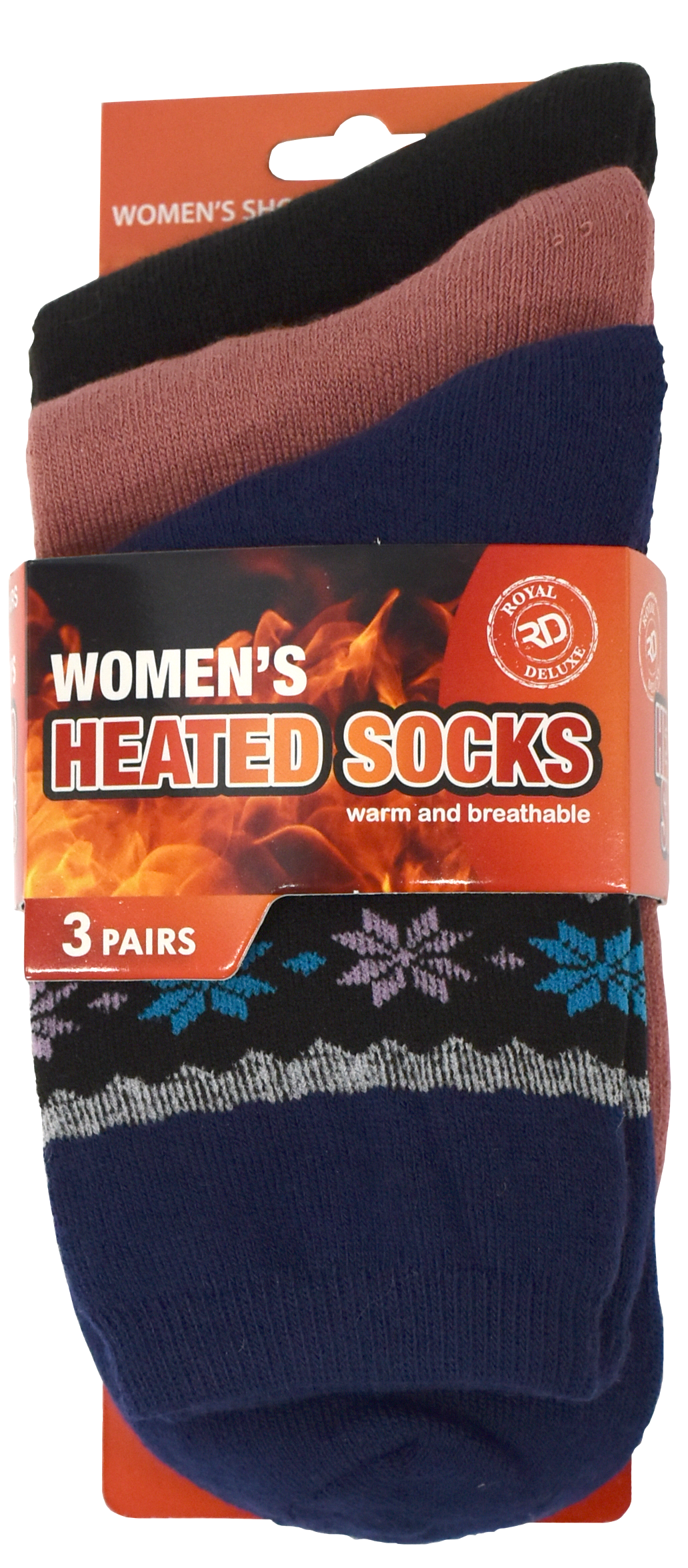 6-Pairs Women's Heated Socks – Warm, Soft & Cozy