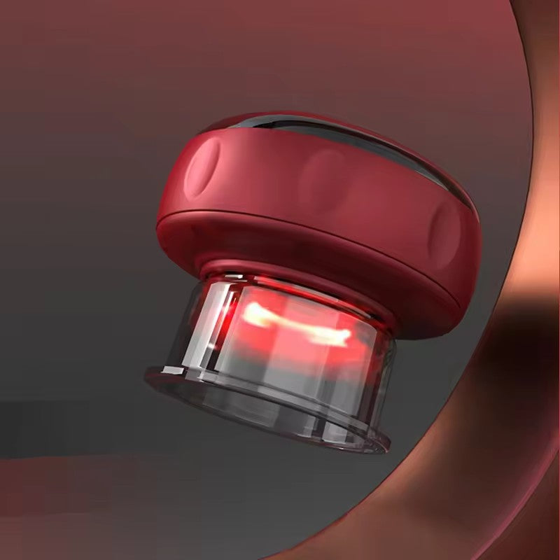 Cupping Massage Device – 6 Suction Modes, Red Light Therapy, 1200mAh, Rechargeable