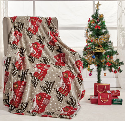Cozy Festive Throw Blanket 50x 60