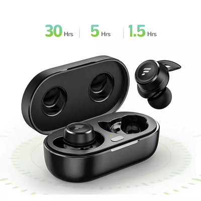 Letsfit Wireless Sports Earbuds with Mic and Drop-Safe Fit Designed for Workout T20