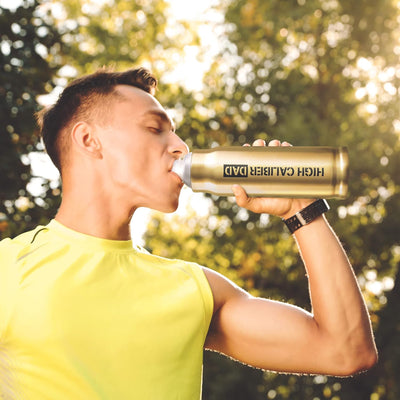 Insulated Stainless Steel Bullet Water Bottle - Perfect Gift for Father's Day or Christmas