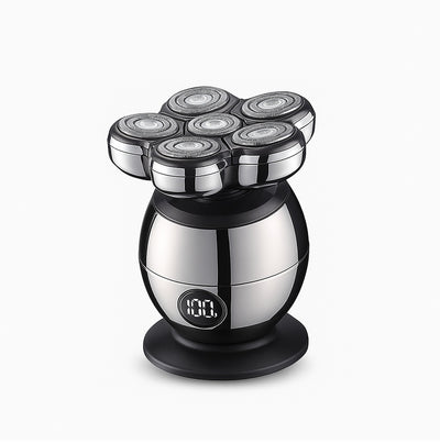 VUKO RQ8870 Men’s Electric Head & Beard Shaver – 7 Floating Heads, LED Display, Fully Washable, Rechargeable Grooming Tool