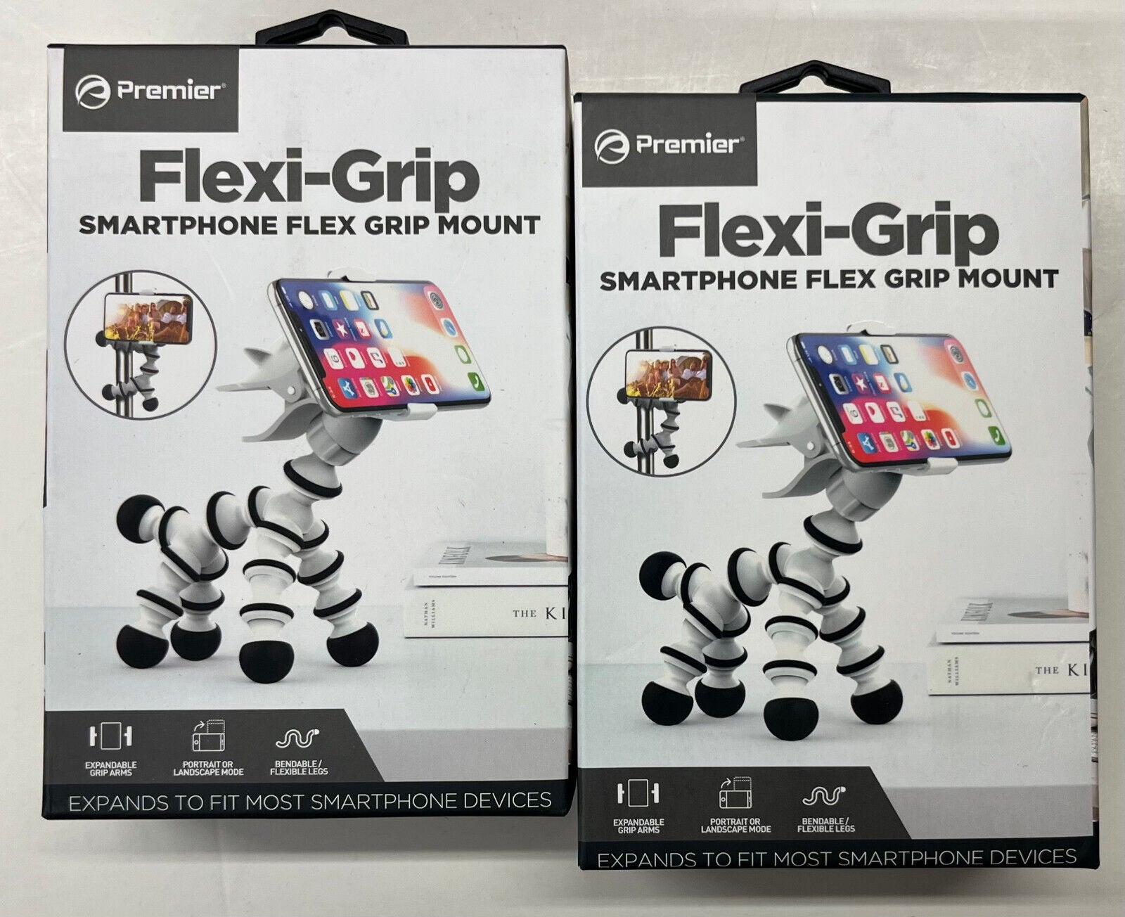 2-Pack Deal: Premier Flexi-Grip Smartphone Flex Grip Mount (WM-PFLEX1B ...