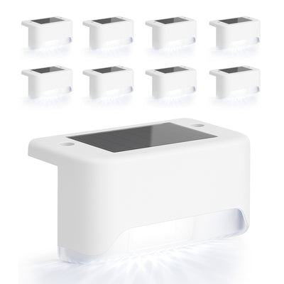 8-Pack Solar LED Deck & Step Lights