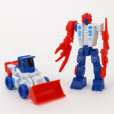 3-Pack MorphMaster Transforming Robot Toys – 2-in-1 Robots to Vehicles (Age 5+)