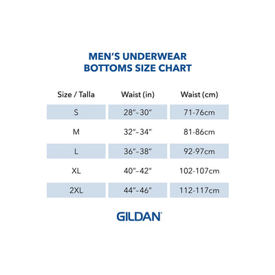Value Pack Gildan Men's Classic Tag-Free Briefs Assorted (M, 3X)