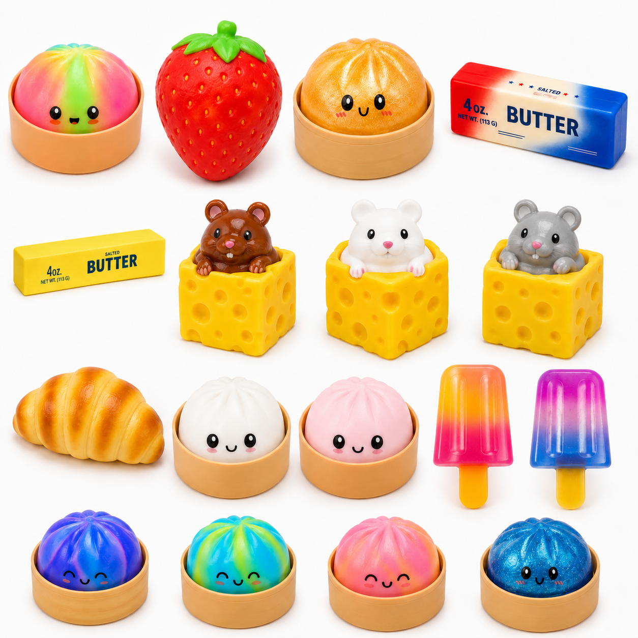 Squishy Toy Collection – Slow Rising Sensory Fidget Toys | Dumplings ...