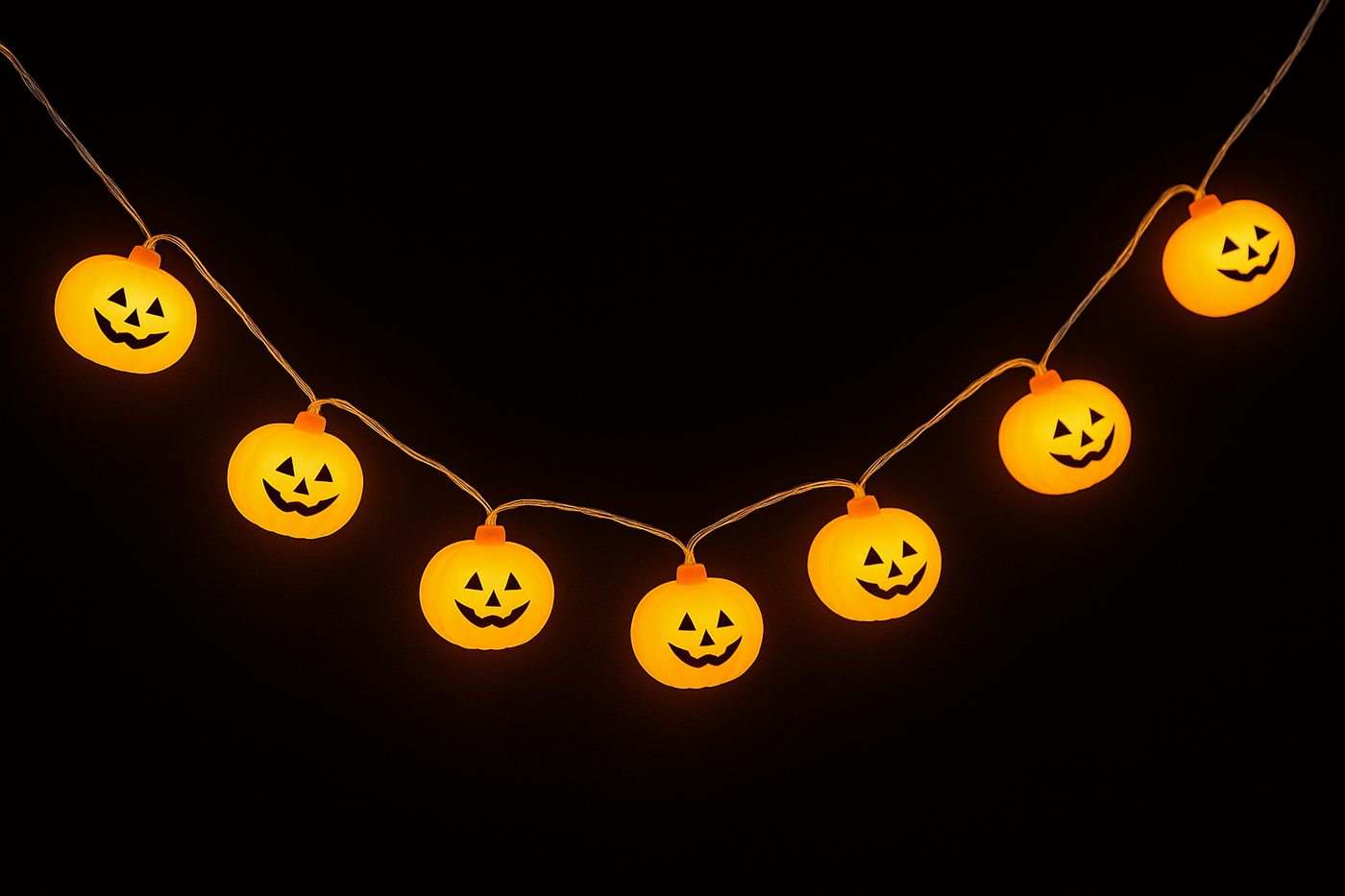 Halloween Pumpkins 10-LED String Lights