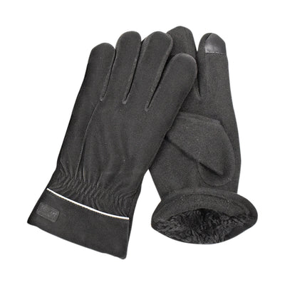 3-Pack Men’s Touch Screen Smooth Velvet Style Fashion Gloves