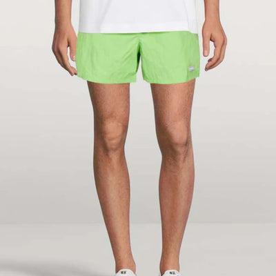 Helmut Lang MEN'S AIRY Logo Polyamide-Blend Swim Shorts – Lightweight and Quick-Drying