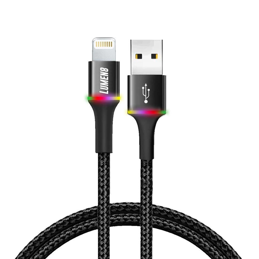 6ft RGB Braided Lightning Cable PLED48