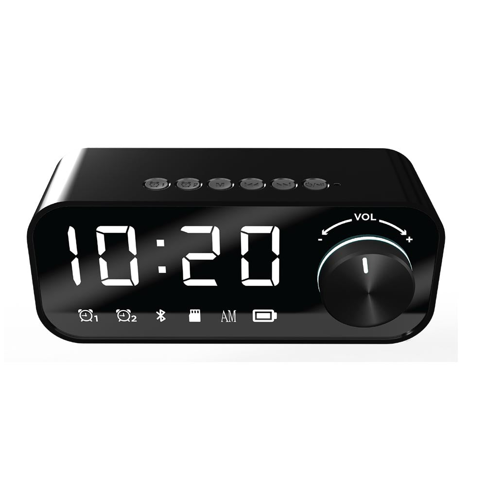 Alarm Clock & Bluetooth Wireless Speaker RPA-BTS21
