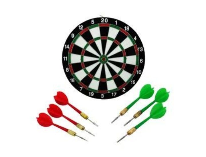 Dartboard  11.5-Inch with 6 Hard Tip Darts